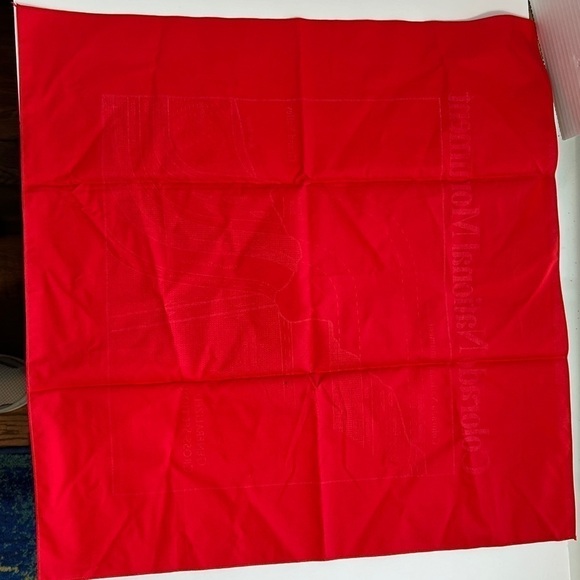 Colorado National Monument Bandana Handkerchief Red Vintage - Picture 5 of 5